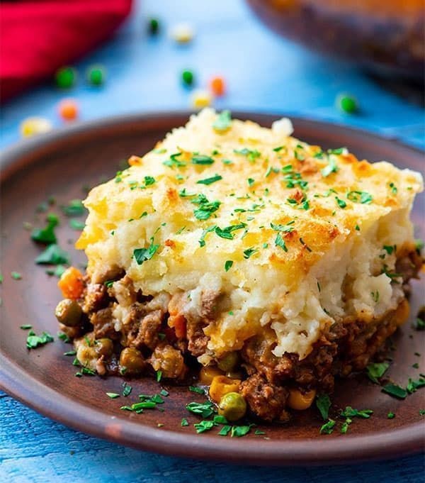 Shepard Pie - Beef, Chicken or Pork with Classic Comforting Layered Delight!